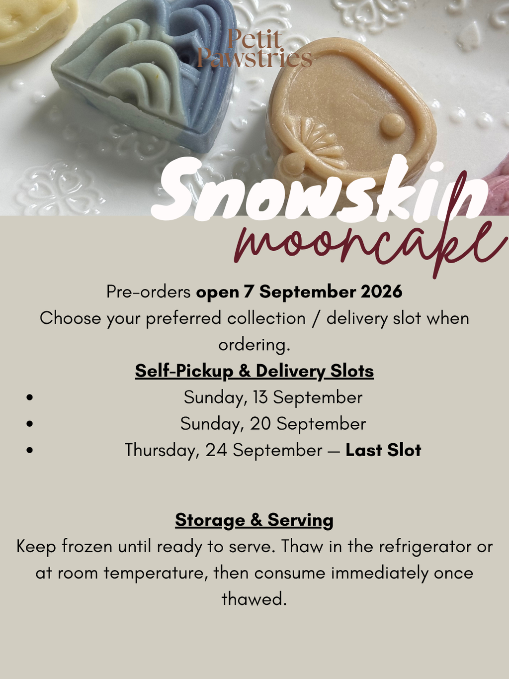 Snowskin Mooncake